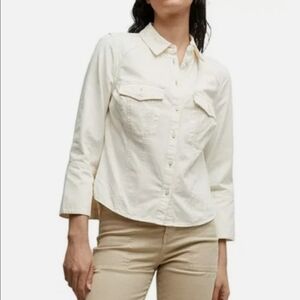 Veronica Beard Long Sleeve Top‎ Size Small Tivi Top Nwt